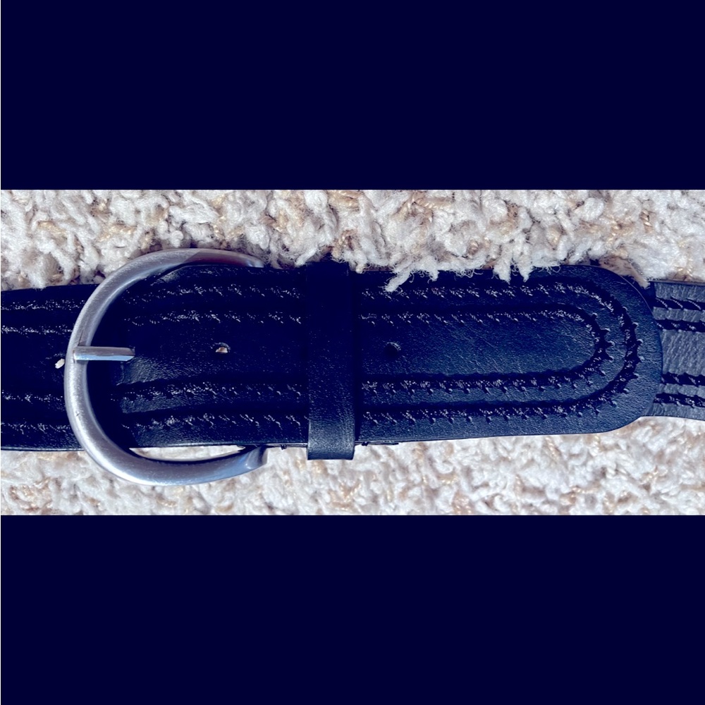 Black Leather Belt - So Versatile!